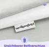 Wolkenfeld Bettwäsche 135x200 Grau Weiß - kuschelig weich & Produktbild-Vorschau 9