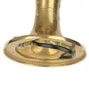 Stehlampe außen Garten Haus IP54 E27 25 cm Messing Maritim Produktbild-Vorschau 8