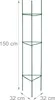 Relaxdays Rankhilfe, 4er Set, HxBxT: 150 x 32 x 32 cm, Produktbild-Vorschau 4
