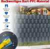 XMTECH 10 Stück Premium Hart-PVC Sichtschutzstreifen für Produktbild-Vorschau 4