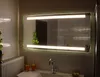 LED Badspiegel mit Beleuchtung in 5mm Stärke und Polierter Produktbild-Vorschau 1