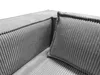 S-STYLE MÖBEL - Modernes Ecksofa Bello aus Hellgrau Cord Produktbild-Vorschau 8