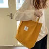 OKWISH Cord Umhängetasche Damen, Groß Schultertasche Canvas Produktbild-Vorschau 7