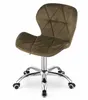 Chaise - Leobert - Avola - Velours Marron - 53,5 X 55 X Voir les images du produit 4