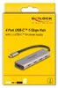 DELOCK USB 5 Gbps 4 Port USB Type-C Hub mit USB Type-C Anteprima dell’immagine prodotto 4