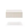 A floating nightstand with a fluted front is shown against a white background. Produktbild-Vorschau