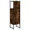Badschrank Räuchereiche 33x33x120,5 cm Holzwerkstoff 842468 Produktbild-Vorschau 7
