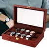 Montres box en bois 12 compartiments boîte à montres boîte Voir les images du produit 3
