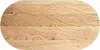 Plateau 120x60x2 cm chêne massif ovale Voir les images du produit 2