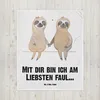 Mr. & Mrs. Panda Plaid Faultier Pärchen - Weiß - Geschenk, Produktbild-Vorschau 5