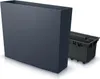 Hoher Pflanzkübel mit Einsatz CORBI 77 cm anthrazit 58 cm Produktbild-Vorschau 4