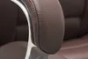 AMSTYLE Designer Bürostuhl Bezug Echtleder Braun Produktbild-Vorschau 10
