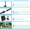 UISEBRT 1,8W Solar Springbrunnen Platz Solarpumpen Update Produktbild-Vorschau 7