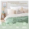 Coperta Blumtal 230x270 cm con lavorazione a maglia - Anteprima dell’immagine prodotto 3