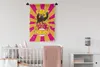 MuchoWow® Wandteppich Wandbehang Vintage - Bär - Stofftier Produktbild-Vorschau 2
