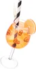 BRUBAKER Orange Cocktail Spritz - Skleněná vánoční ozdoba - Náhled obrázku produktu 1