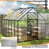 UISEBRT Premium Serre en aluminium 310x250x205cm, 7.75m² Voir les images du produit 7