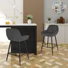 WOLTU Barhocker 2er Set Designer Barstuhl Polsterhocker mit Produktbild-Vorschau 2