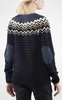 Sweter damski Fjallraven Ovik Knit Sweater - granatowy, Podgląd zdjęcia produktu 5