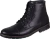A black leather boot on a white background. Produktbild-Vorschau