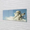 Glasbilder 125x50 Wandkunst Wolken-Engel Himmel Produktbild-Vorschau 2