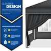 tillvex® 4X Seitenwand anthrazit für Pavillon 3x3m & 3x6m | Produktbild-Vorschau 2