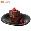 KADAX Assiette "Vetriolo", Assiette à dessert noire, Voir les images du produit 5