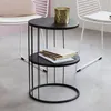 Table Basse Dorée Modèle Kobu 56x36x36cm Voir les images du produit 6