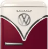 Close-up of the top front of a retro-style refrigerator. Produktbild-Vorschau