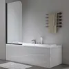 Badewanne MODERN 120x70 mit Füßen , mit Siphon, mit Produktbild-Vorschau 1
