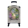 MuchoWow® Koffer Handgepäck Trolley Rollkoffer Kleine Produktbild-Vorschau 1