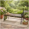 Metall Gartenbank mit Mosaik Sitzfläche Vintage Gartenbank Produktbild-Vorschau 1