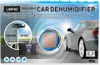 The image shows the packaging of a Limpro reusable car dehumidifier. Anteprima dell’immagine prodotto
