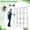 COSTWAY Gurke Rankhilfe Set, Rankgitter einstellbare Breite Produktbild-Vorschau 3