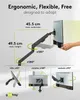 Goobay 70814 Pro supporto per doppio monitor con molla a Anteprima dell’immagine prodotto 4
