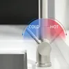 Edelstahl Küchenarmatur Ausziehbar Brause Wasserhahn Küche Produktbild-Vorschau 7