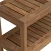 vidaXL Tavolino da bagno in teak massiccio, colore Anteprima dell’immagine prodotto 6