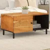 Couchtisch 80x50x40 cm Massivholz Akazie Produktbild-Vorschau 2