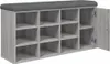 Panca per scarpe grigio Sonoma 102x32x50 cm materiale a Anteprima dell’immagine prodotto 9