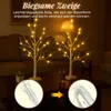 LED-lichtboom, warm wit, berkenboom, 2 stuks, 60 cm, Productafbeelding-voorbeeld 4