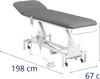 physa Lettino da massaggio elettrico - 1 motore - 200 kg - Anteprima dell’immagine prodotto 9