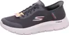 A single gray Skechers Go Walk Flex shoe is shown from the side against a white background. Anteprima dell’immagine prodotto