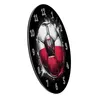 Fußball Polen Flagge Wanduhr aus Alu Produktbild-Vorschau 6