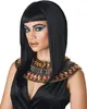 Ägyptische Königin Damen-Perücke mit Pony schwarz Produktbild-Vorschau 3