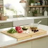CLP Schneidebrett aus Bambus XXXL 45 x 33 cm antibakteriell Produktbild-Vorschau 3