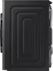 Side view of a black washing machine. Produktbild-Vorschau
