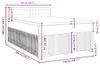 vidaXL Boxspringbed met matras, zwart, 140x200 cm, fluweel Productafbeelding-voorbeeld 8