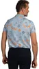 New Zealand Auckland Poloshirt für Herren mit Blumen-Print, Produktbild-Vorschau 3