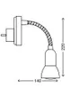 Lampada con spina Spot con spina Luce notturna 1xE14 25W Anteprima dell’immagine prodotto 6