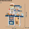 Coemo Kinderküche Susi Spielküche mit 38 tlg. Zubehör Farbe Produktbild-Vorschau 6